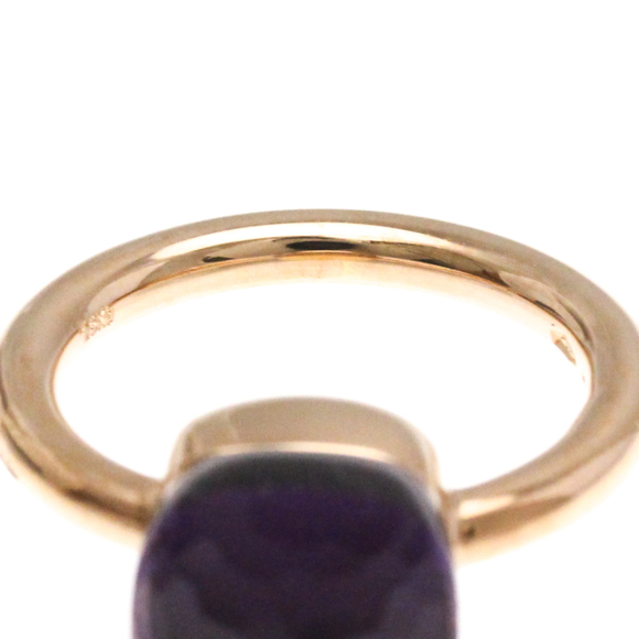 Pomellato Nudo Ring Amethyst Pink Gold (18K) Fashion Amethyst Band Ring Pink ... - Picture 5 of 9